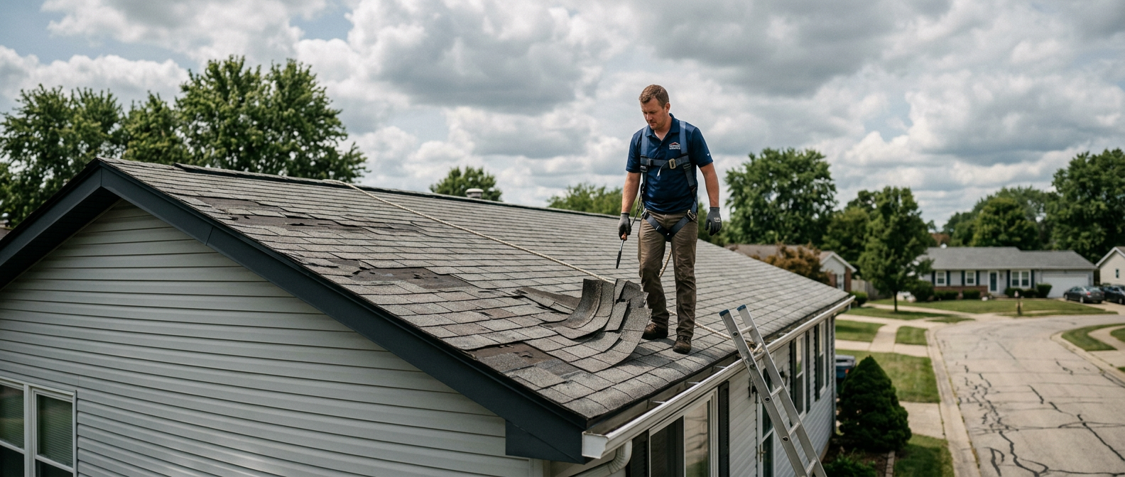 Roof inspection image