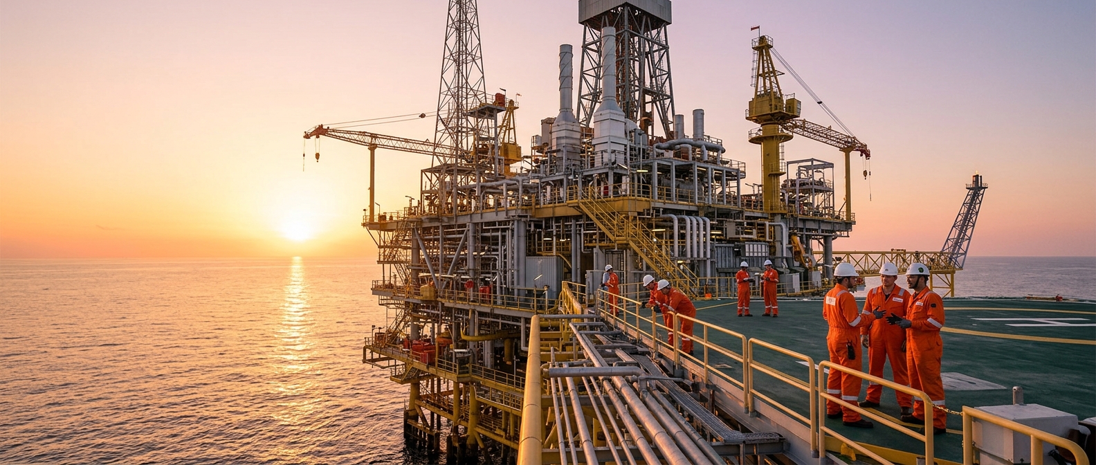 Plateforme pétrolière offshore