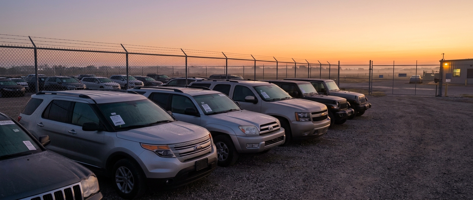 Impound Lot SUVs