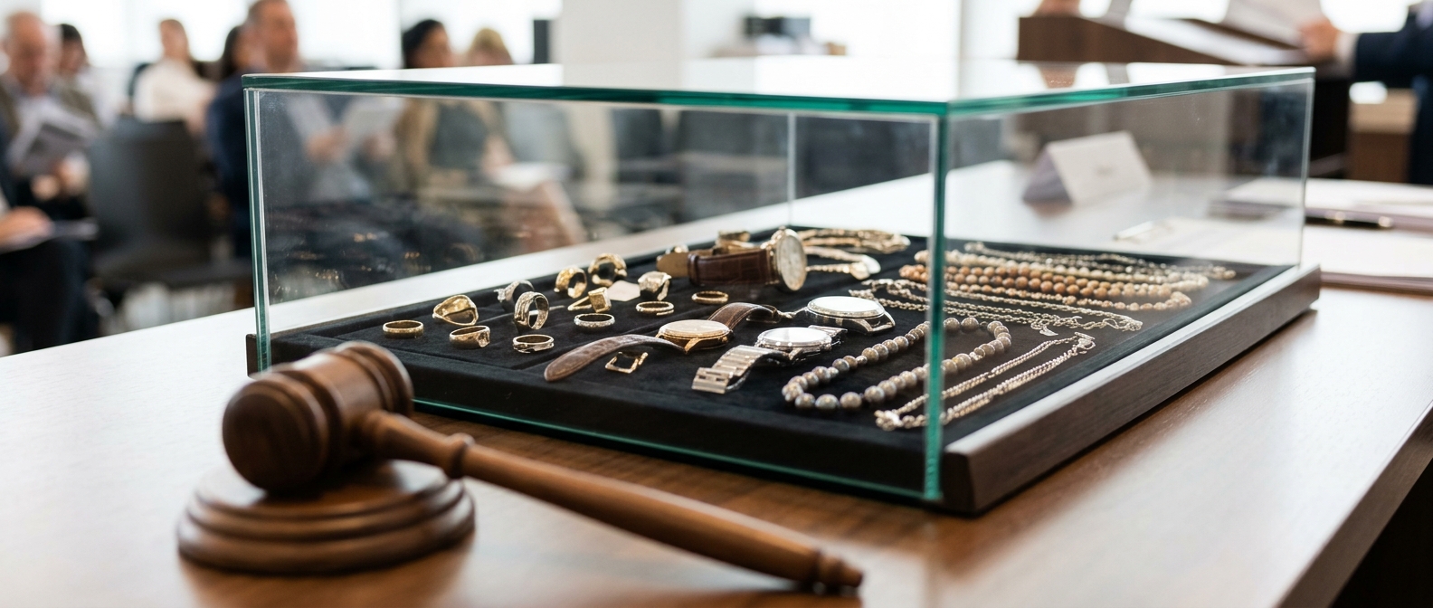 Jewelry from police auctions