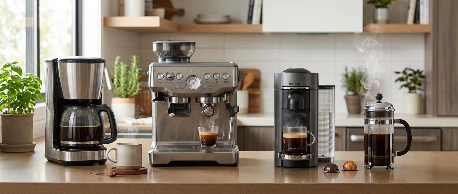 Coffee machine types