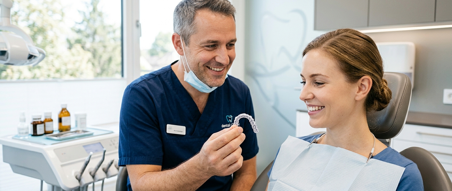 Dental clips for teeth