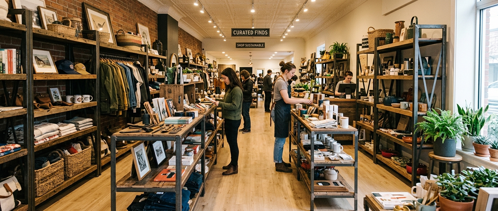 Second-hand retail shelving