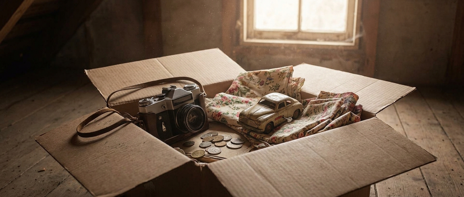 Vintage collectibles and old items with hidden value