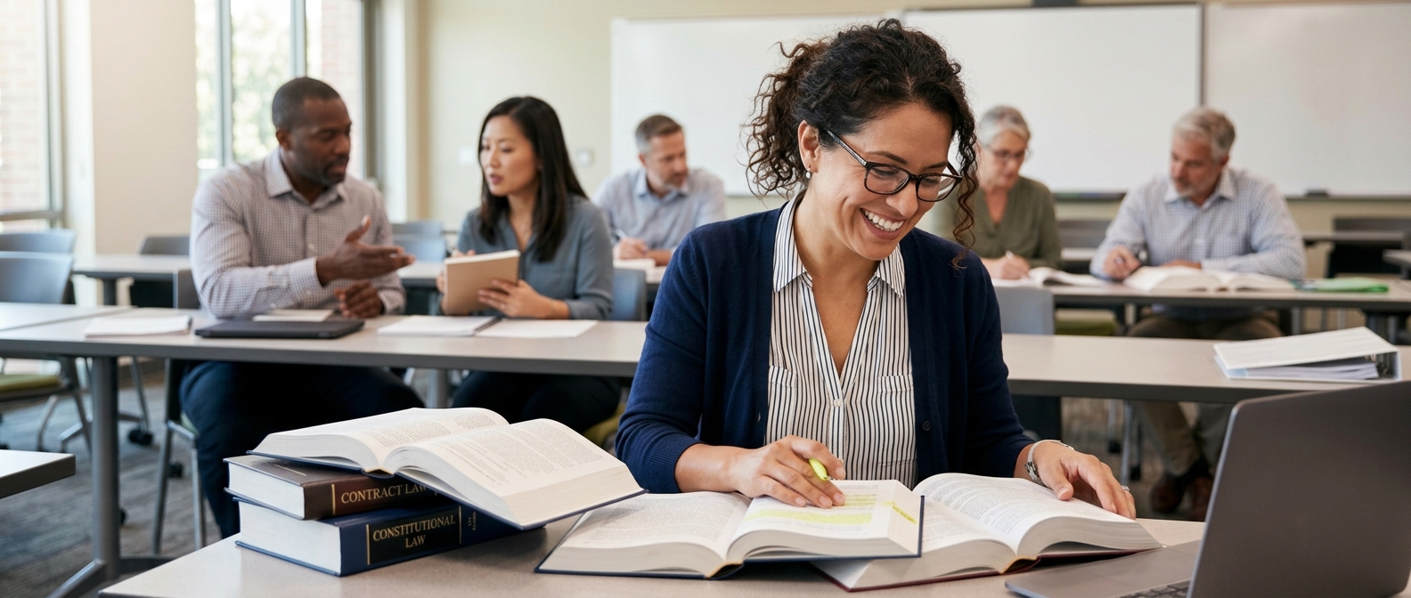 Weekend law degree program with government support