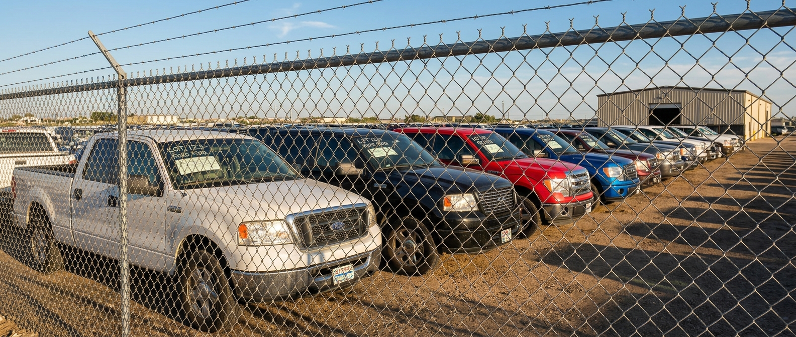 Police impound pickup trucks